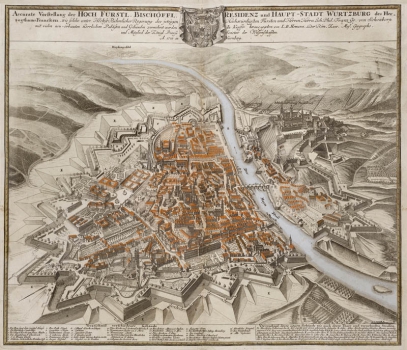 Würtzburg 1740 Homann